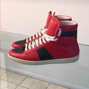 Saint Laurent Court Classic High Top Sneakers